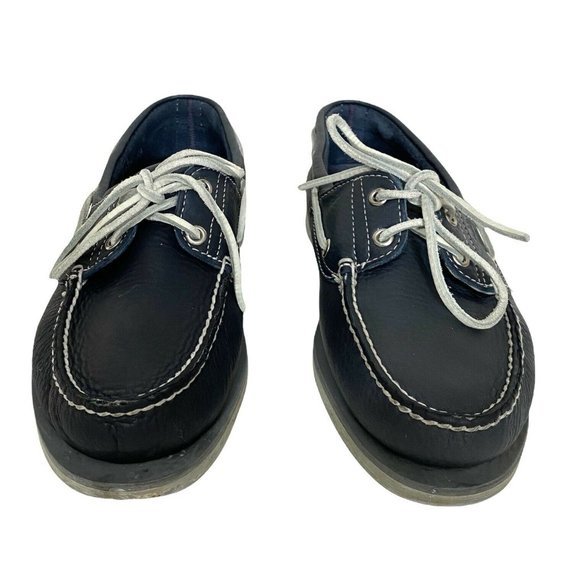 Timberland Men’s Size 9 (M) Classic Boat Shoes 2-Eye Deck Shoes Navy‎ Blue main image 4